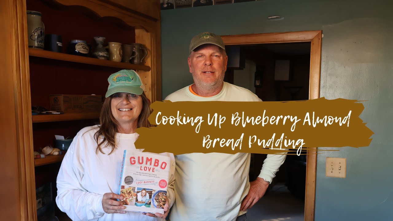 Lucy Buffett's Indulgent Blueberry Almond Bread Pudding